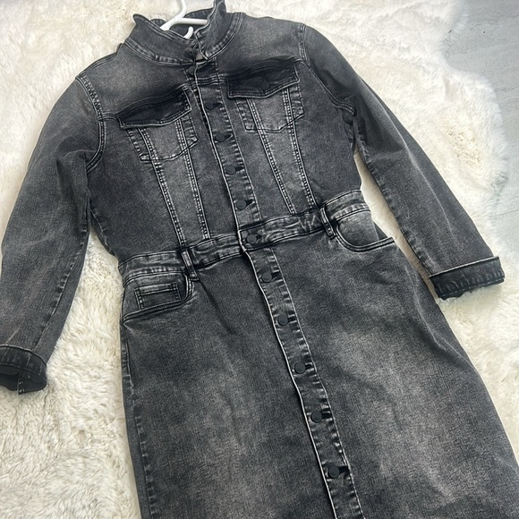 Wash Lab Dyed Denim Dress Size XL - Picture 5 of 14